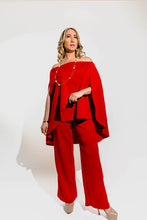 Load image into Gallery viewer, Off the Shoulder Top with Cape