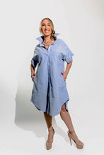 Load image into Gallery viewer, Shirt Dress with Pockets