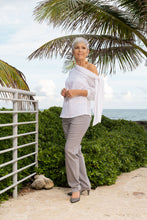 Load image into Gallery viewer, Gauze and Eyelet One Shoulder Blouse