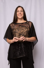 Load image into Gallery viewer, Crepe and Mesh Tunic