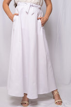 Load image into Gallery viewer, Cotton A-line long skirt