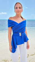 Load image into Gallery viewer, Asymmetrical Off Shoulder Blouse