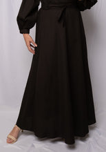 Load image into Gallery viewer, Cotton A-line long skirt
